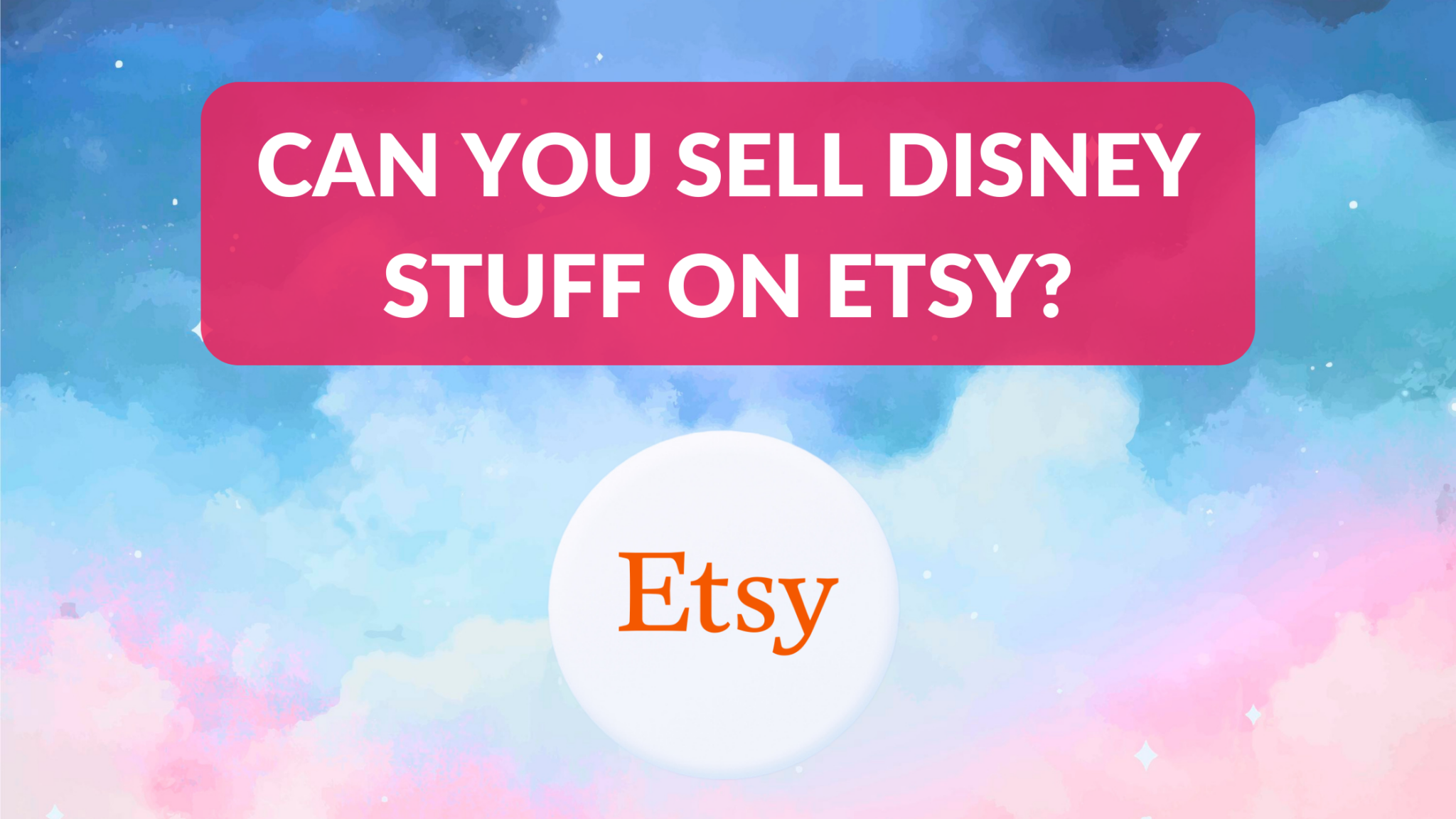 Can You Sell Disney Embroidery