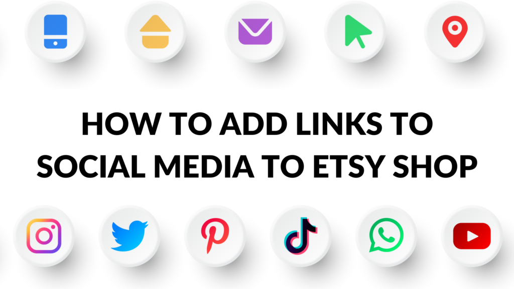 How to Add Links to Social Media and Other Websites to Etsy Shop ...