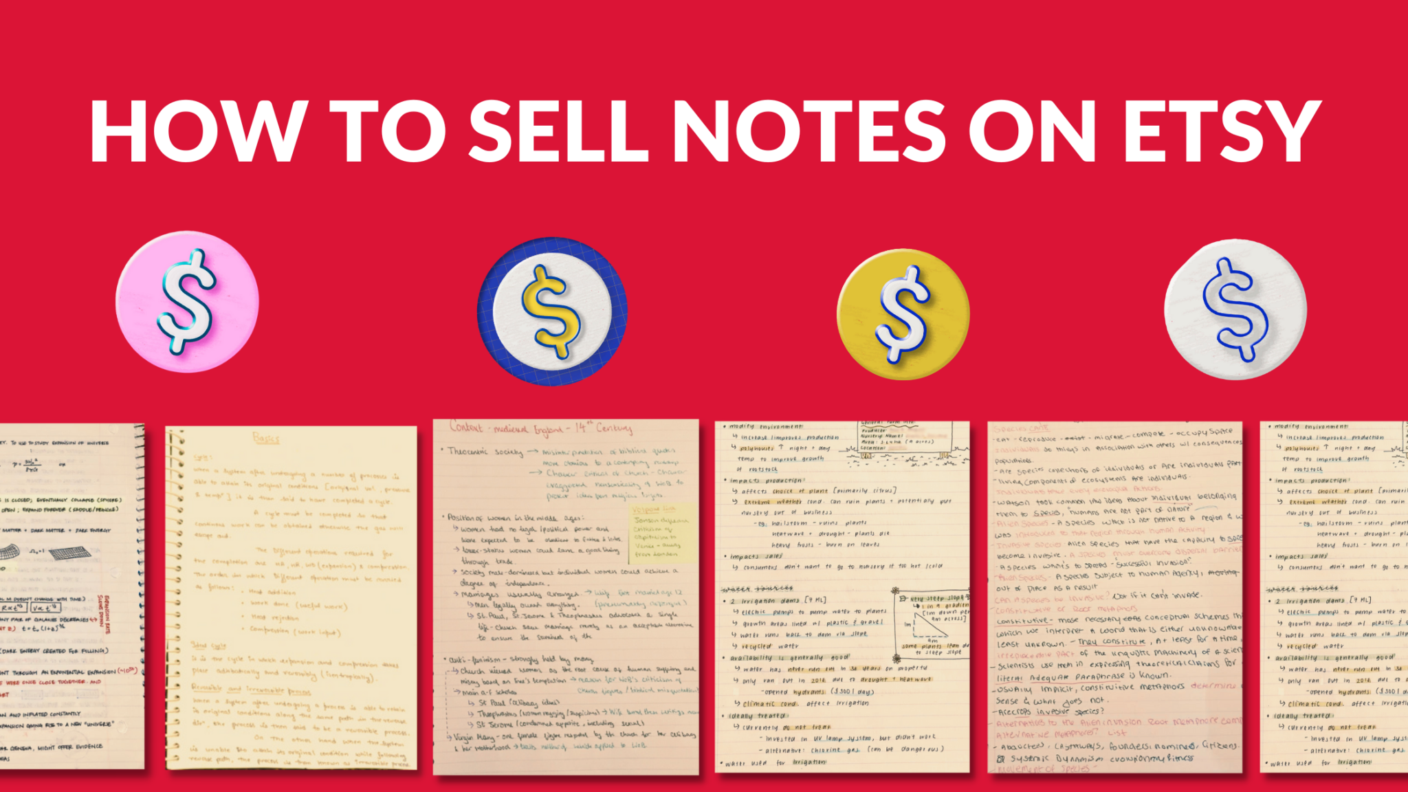 How to Sell Notes on Etsy Thrive on Etsy