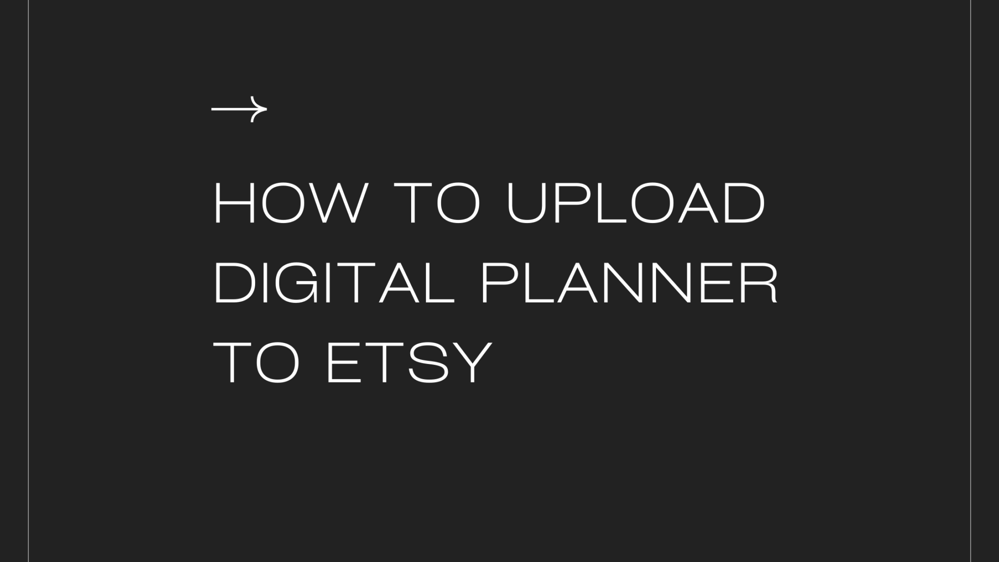 How to Upload Digital Planner to Etsy Thrive on Etsy